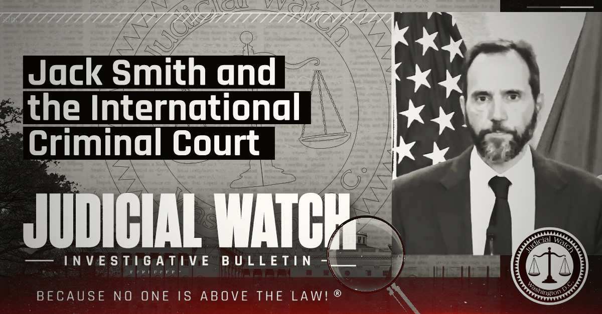 Jack Smith and the International Criminal Court