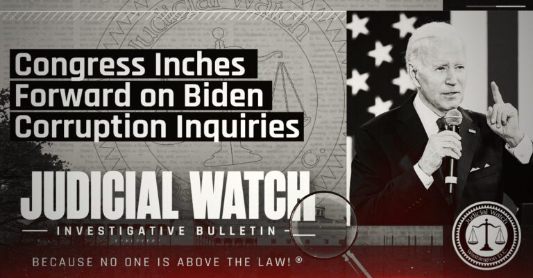 Congress Inches Forward on Biden Corruption Inquiries